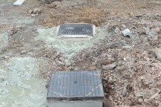 Dalle en béton pour voitures accidentées