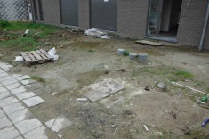 Préparation pour terrasse et trottoir à Mouscron