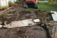 Préparation pour pose de tarmac