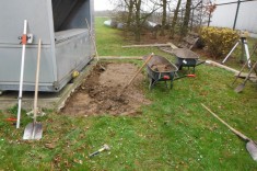 Extension d'une dalle de béton