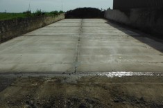 Réalisation d'un silo à maïs